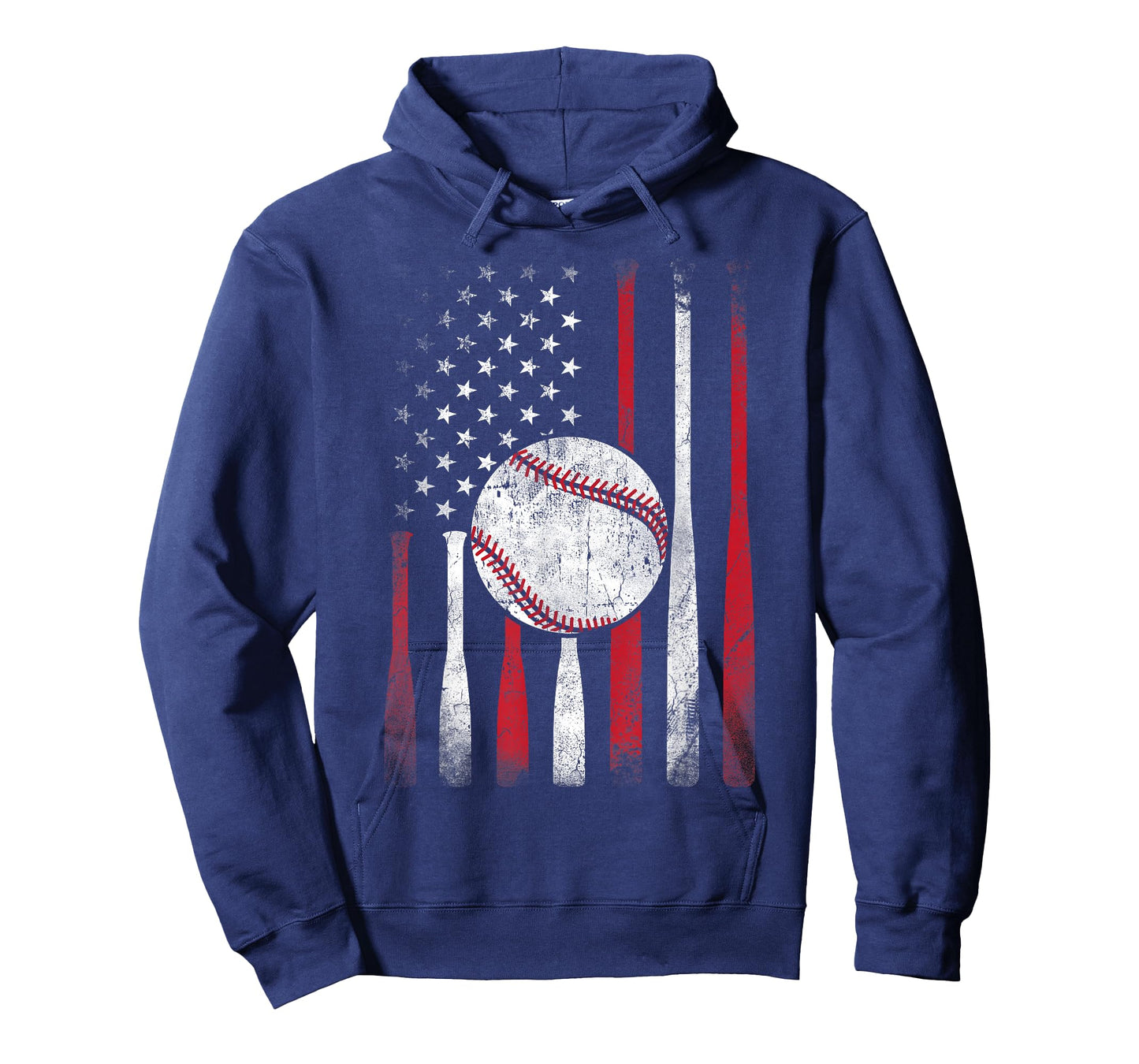 Vintage American Flag Baseball Team for Men Boys Girls Women T-Shirt