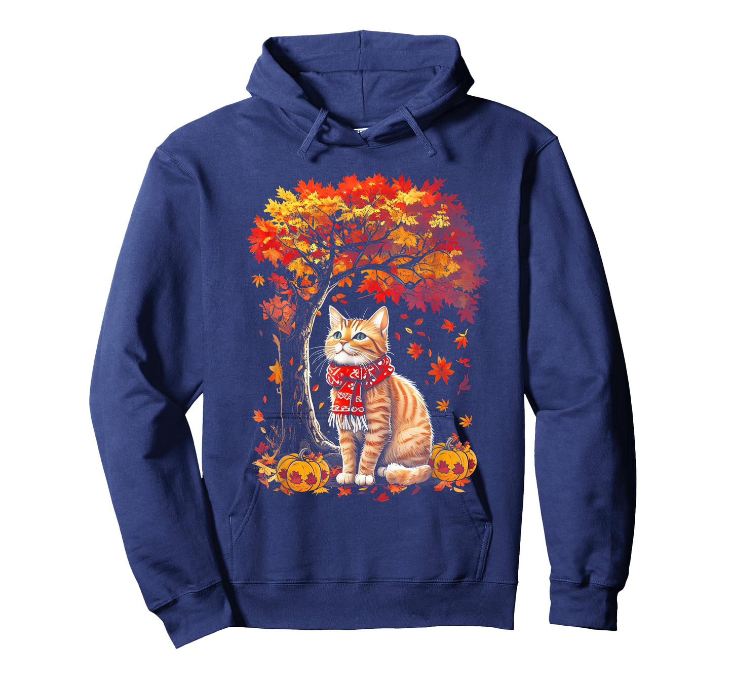 It's Fall YAll Cat Leaf Fall Tree Hello Autumn Thanksgiving T-Shirt