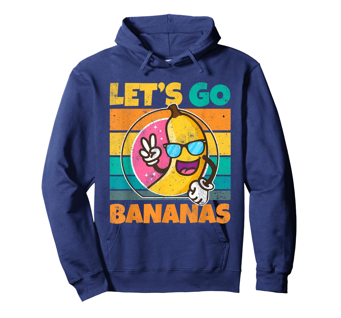 Retro Vintage Funny Banana Meme Let Go Banana Peace Bananas T-Shirt