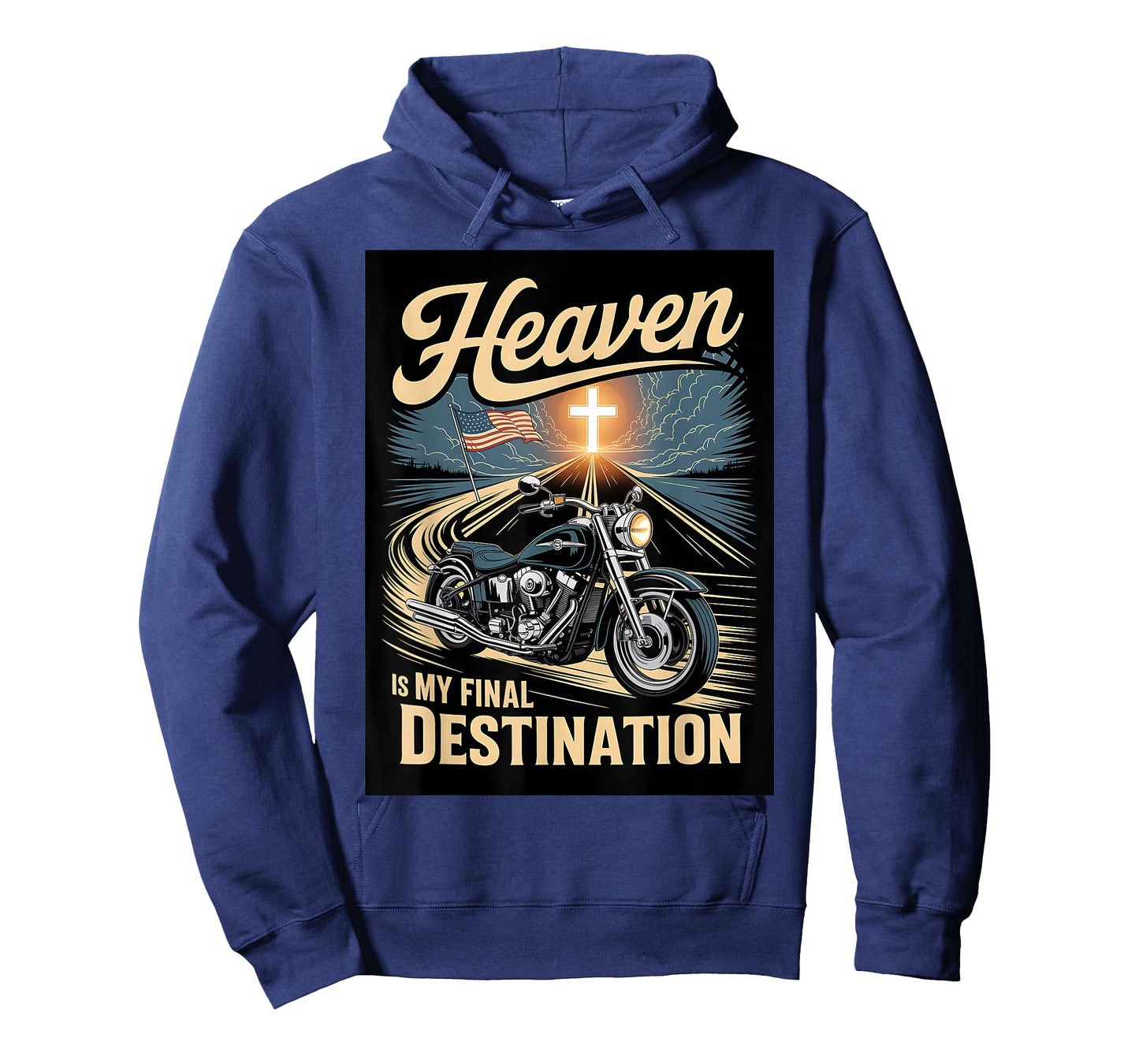 Heaven Is My Final Destination Christian Biker T-Shirt T-Shirt