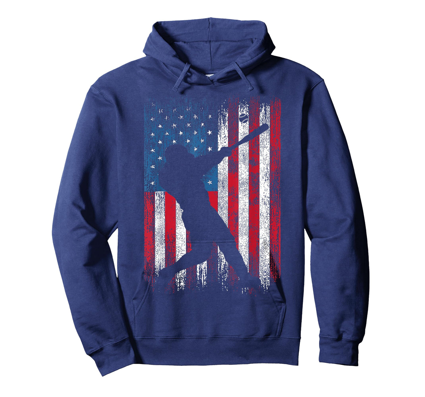 American Flag Baseball Team Vintage Men Boys Girls Toddler T-Shirt