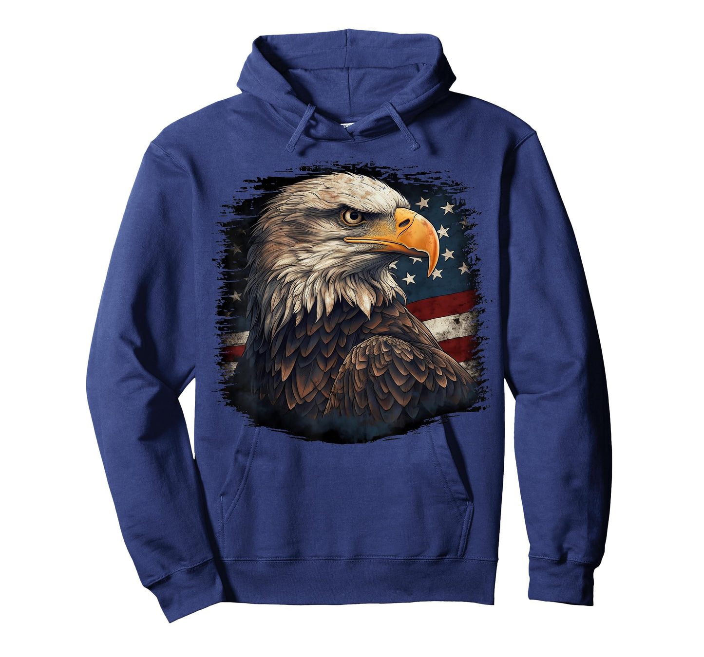 Bald Eagle US American Flag 4th of July Proud Patriotic Tee T-Shirt
