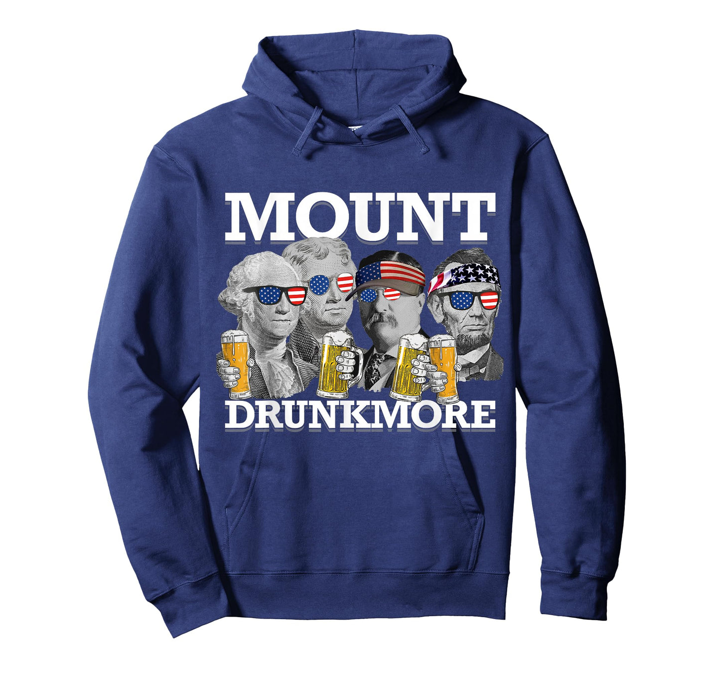 Mount Drunkmore Mount Rushmore US Presidents Drinking T-Shirt