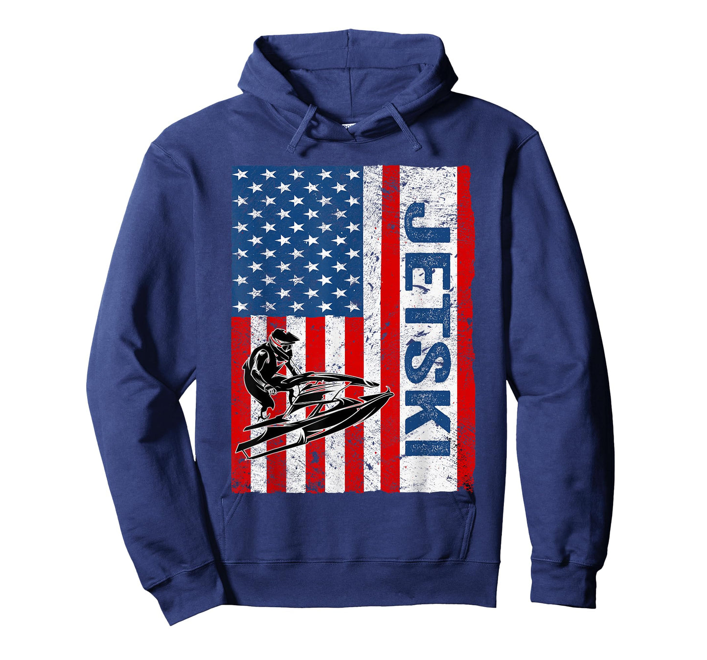 Jet Ski USA Flag. Vintage Jet Ski T-Shirt