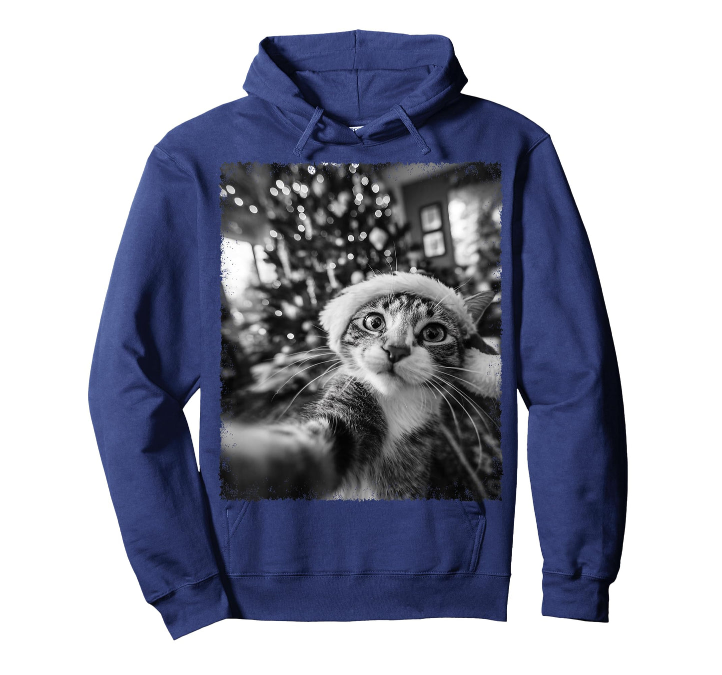 Funny Selfie Christmas Cat Tree T-Shirt