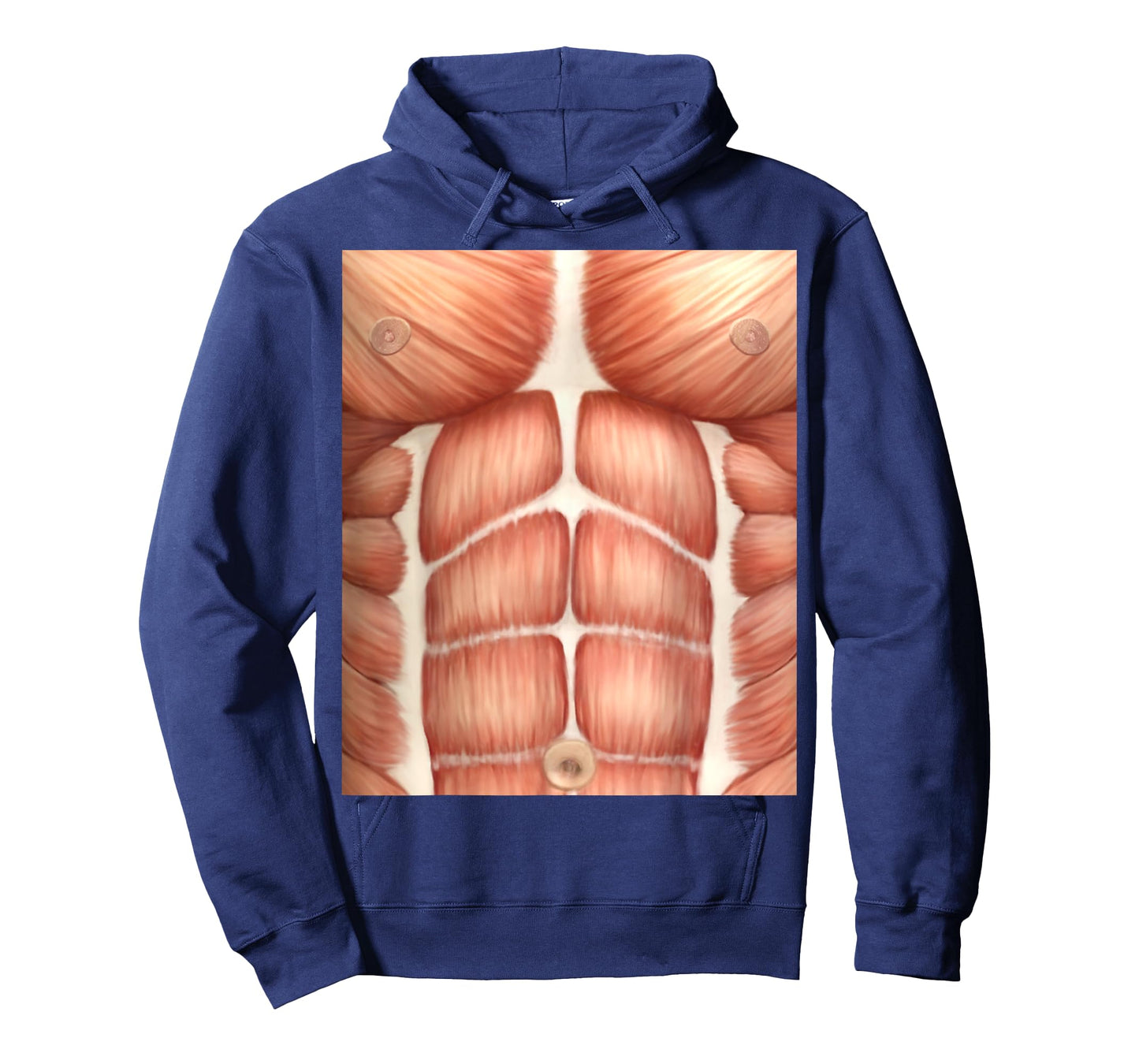 Chest Six Pack Abs Muscles Anatomy Costume T-Shirt