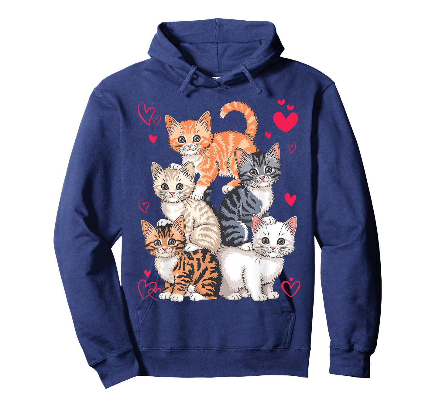 Cute Kawaii Cats Funny Kitten Cat Lover Gift Women Girl T-Shirt