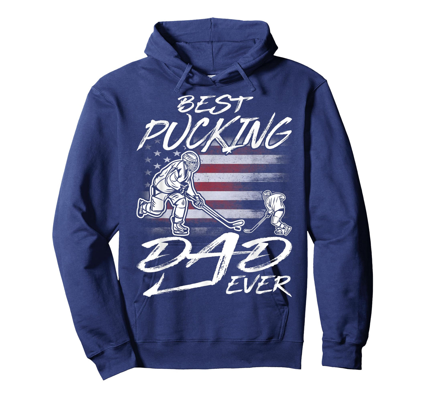 Best Pucking Dad Ever Hockey Father's Day Gift T-Shirt