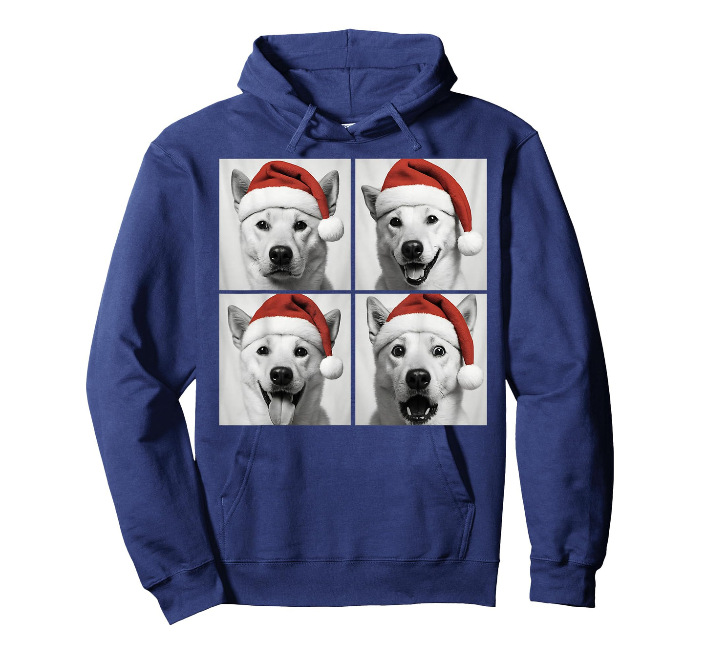 Funny Christmas Korean Jindo Santa Dog Lover Photo Booth T-Shirt