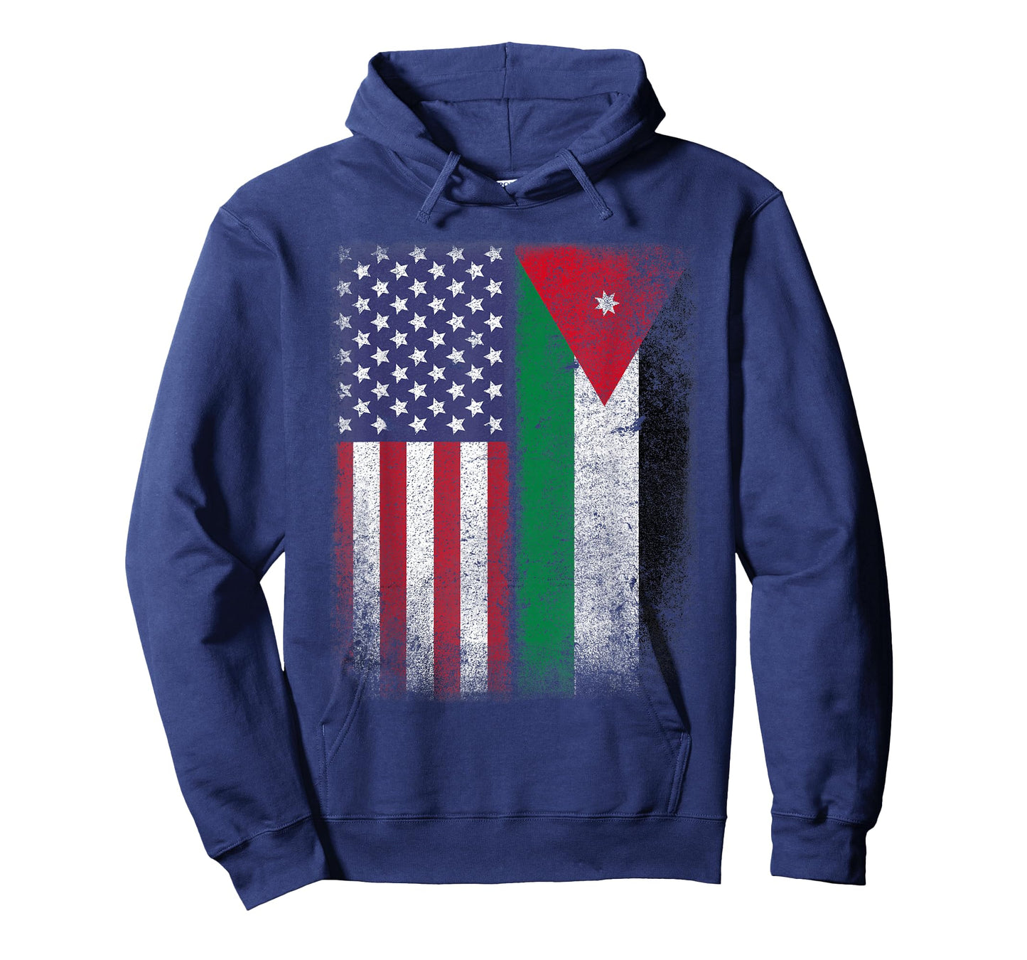 Jordanian American Flag Jordan Usa Country Gift T-Shirt