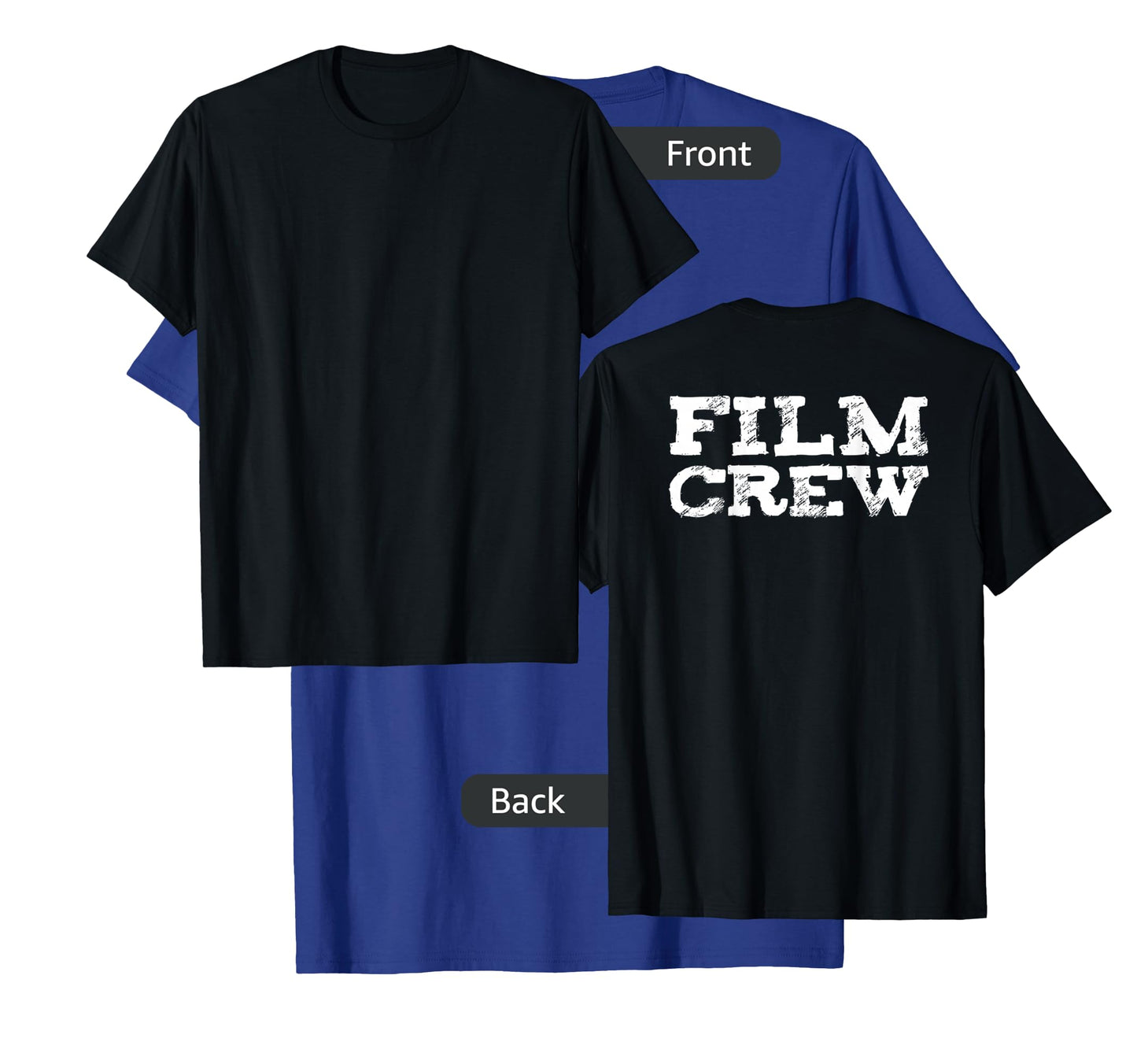Back ONLY Film Crew TV Camera Production Shirt T-Shirt