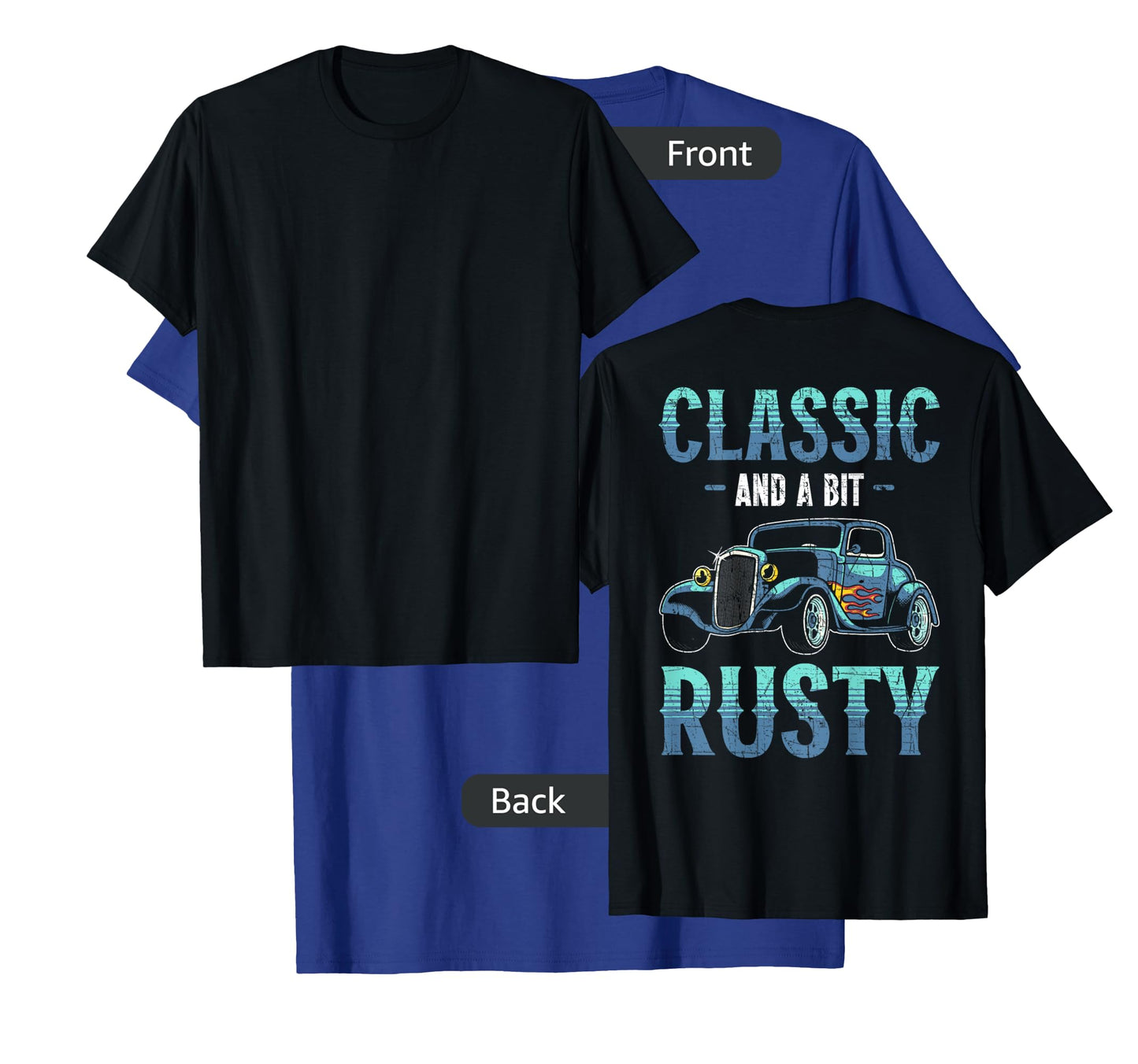 Backprint Restore Vintage Car Auto Detailing T-Shirt