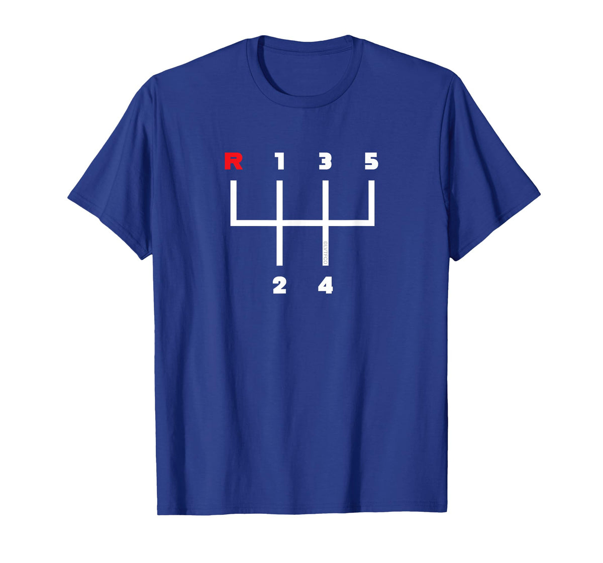 Car Gear Shifter Pattern Manual Transmission (5 Speed) T-Shirt