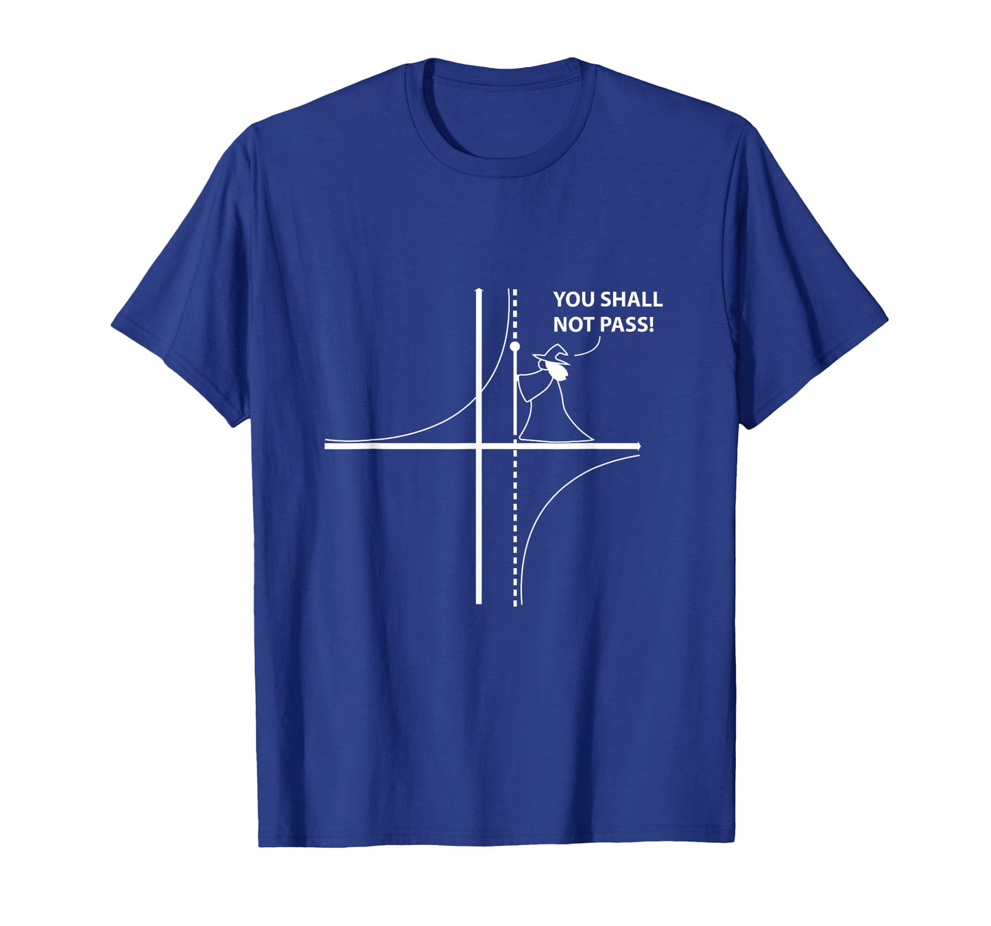 Function Asymptote Geek Math Pun Teacher T-Shirt
