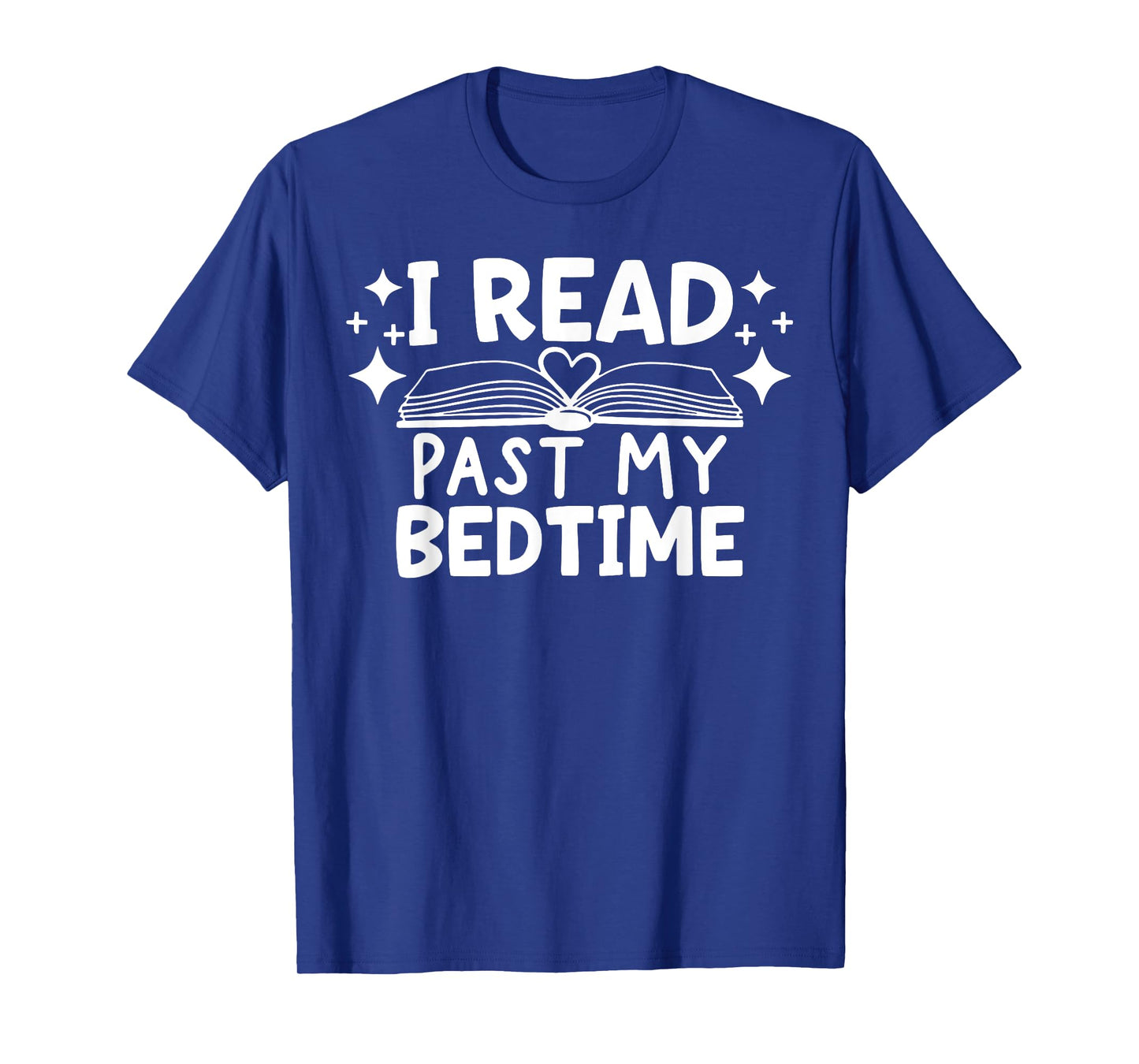 I Read Past My Bedtime T-Shirt, Small, Black