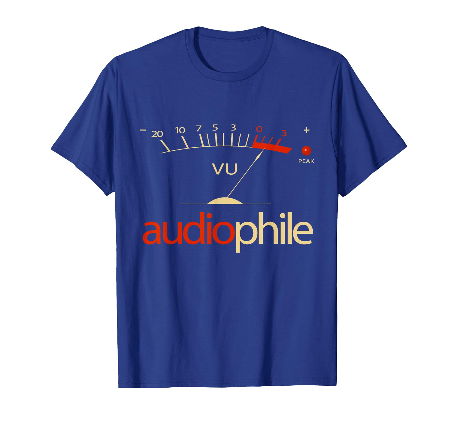 VU Meter Hi-Fi Vintage Stereo Audiophile T-Shirt