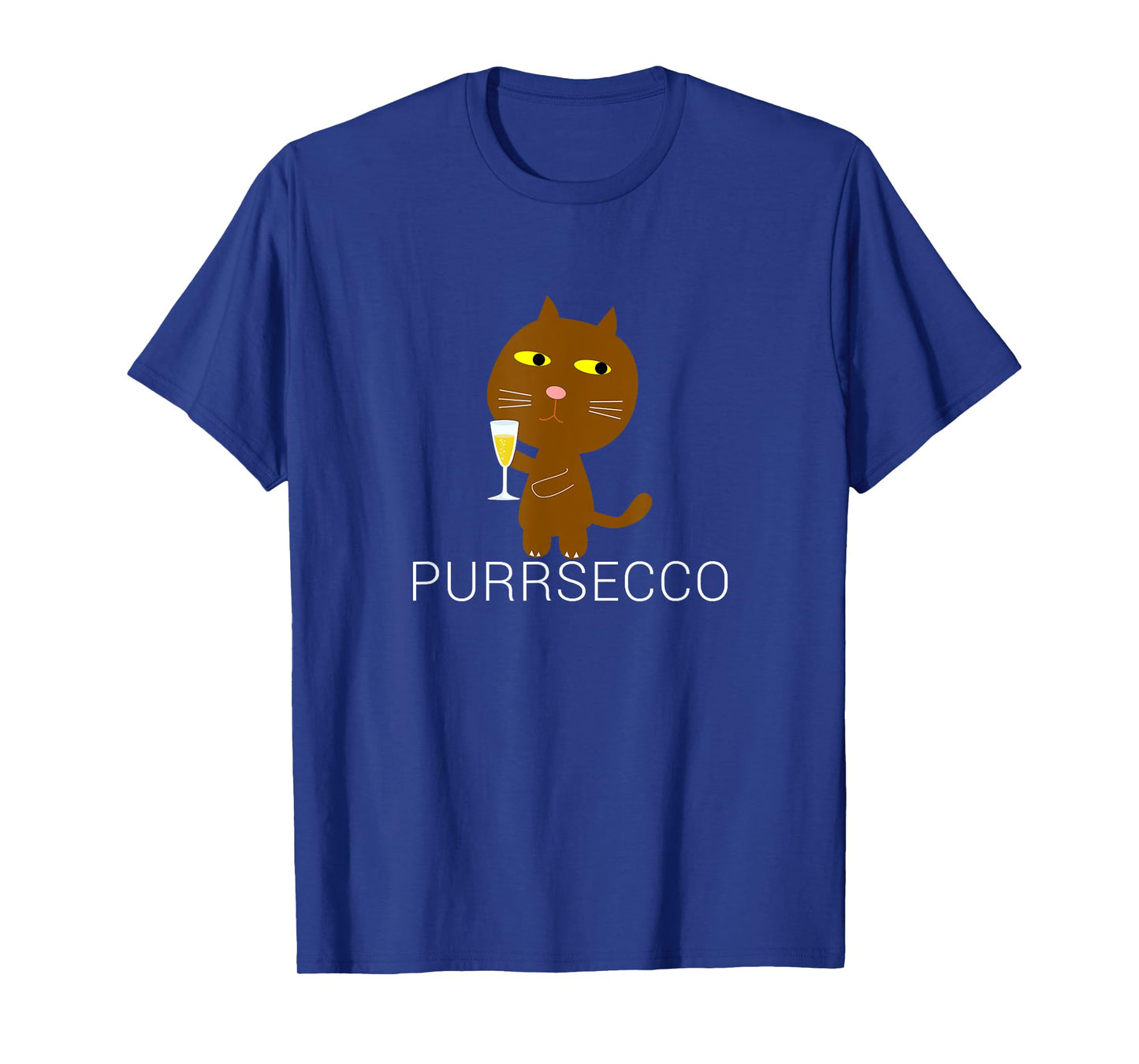 Funny Purrsecco Cat Prosecco Pun Drink Wine Drinking Gifts T-Shirt