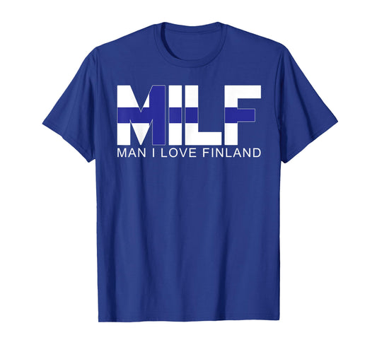 Finland Funny Suomi Flag Joke for Finnish American Men Women T-Shirt