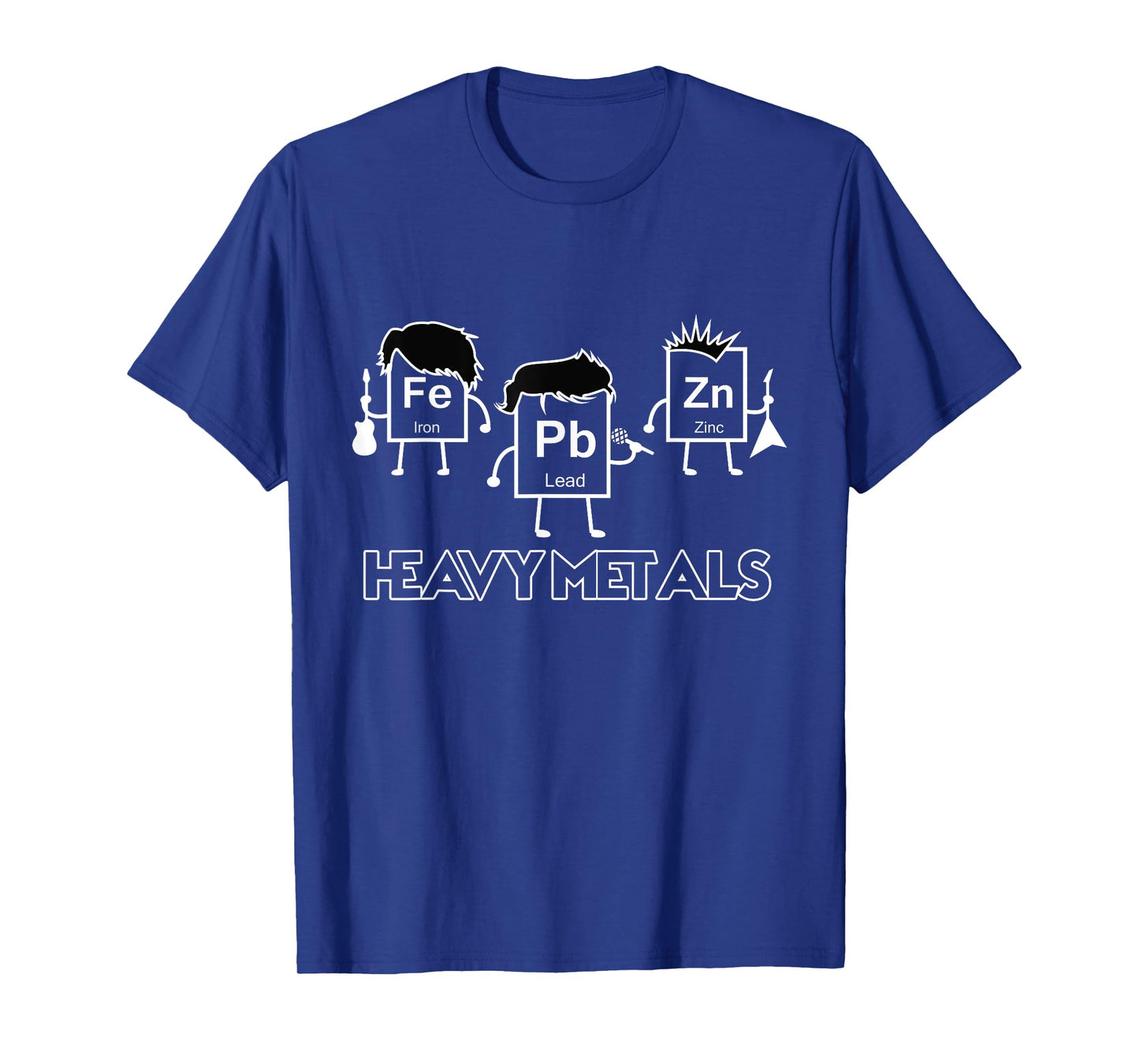 Heavy Metals Periodic Table Funny Science Chemistry Gift T-Shirt