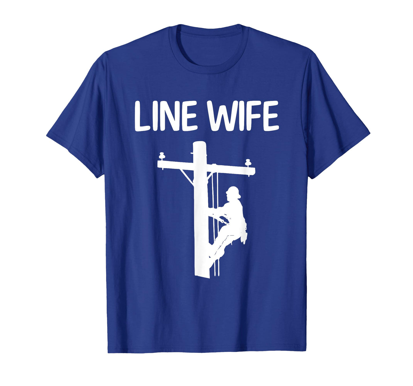 Cool Lineman Wife For Women Girls Electrician Linemen Fiance T-Shirt