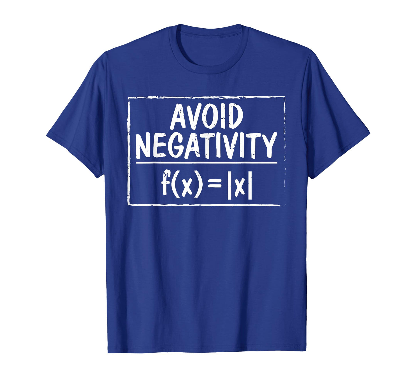 Avoid Negativity Funny Math Problem Engineer T-shirt