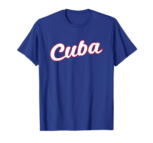 Cuba Cuban Heritage Retro Baseball Remera Beisbol T-Shirt