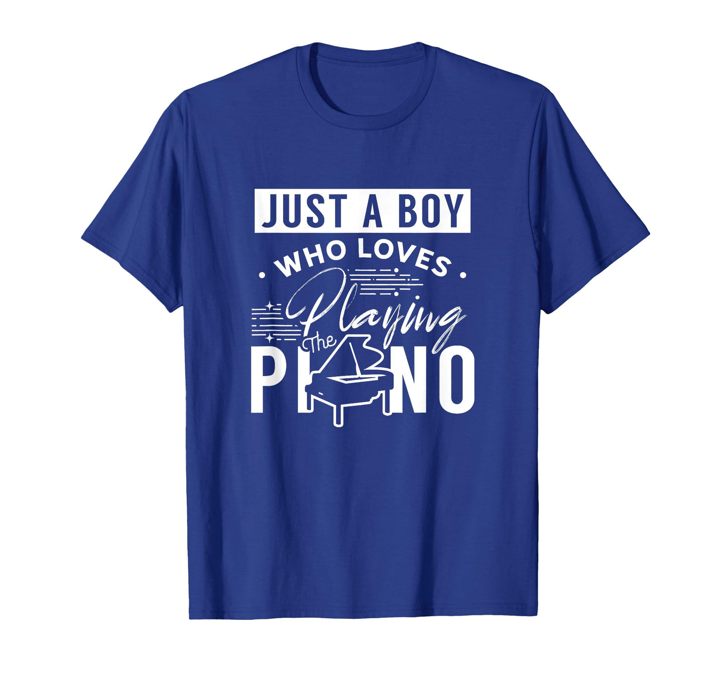 A Boy Who Loves Playing The Piano Pianist Musician Pianos T-Shirt