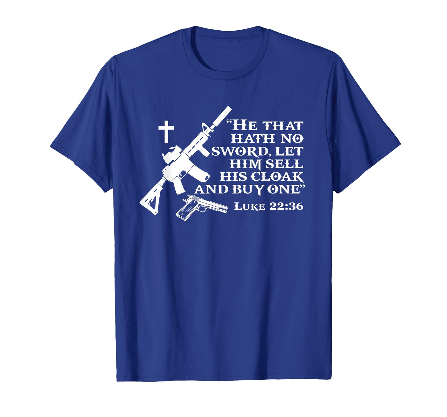 Patriot Patch Co - Luke 22:36 AR-15 T-Shirt T-Shirt