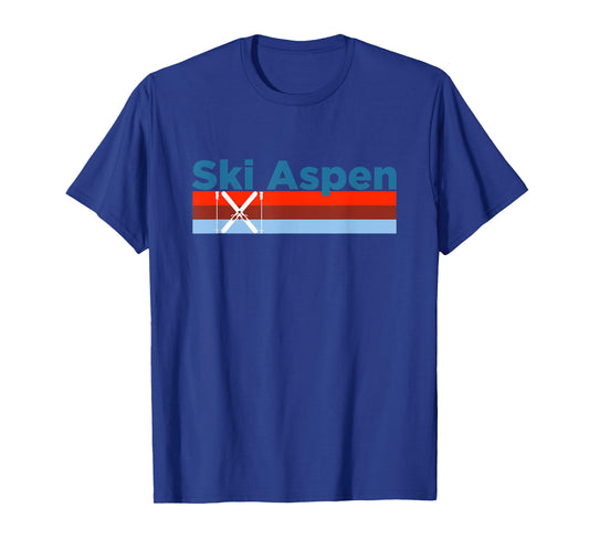 Retro Snow Ski - Ski Aspen T Shirt