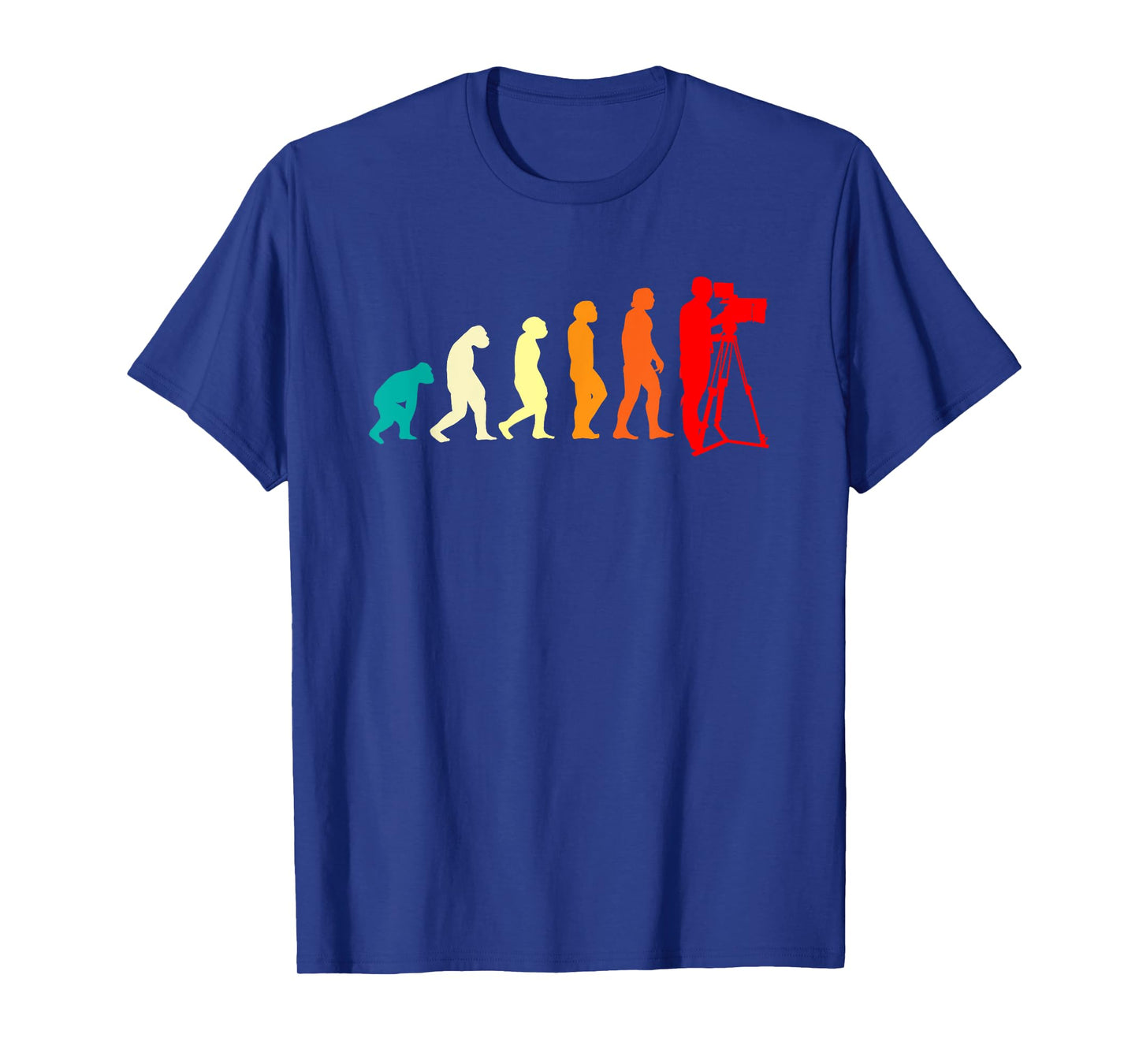 Film School Filmmaker Cinematographer Evolution Retro T-Shirt