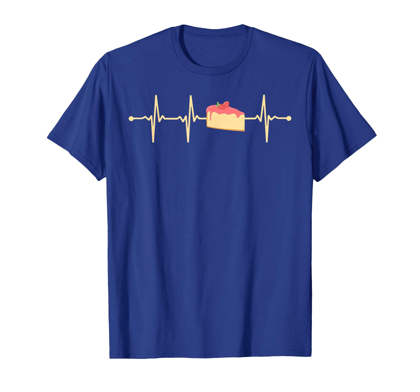 Cheesecake Heartbeat - Funny Cheesecake Lover T-Shirt