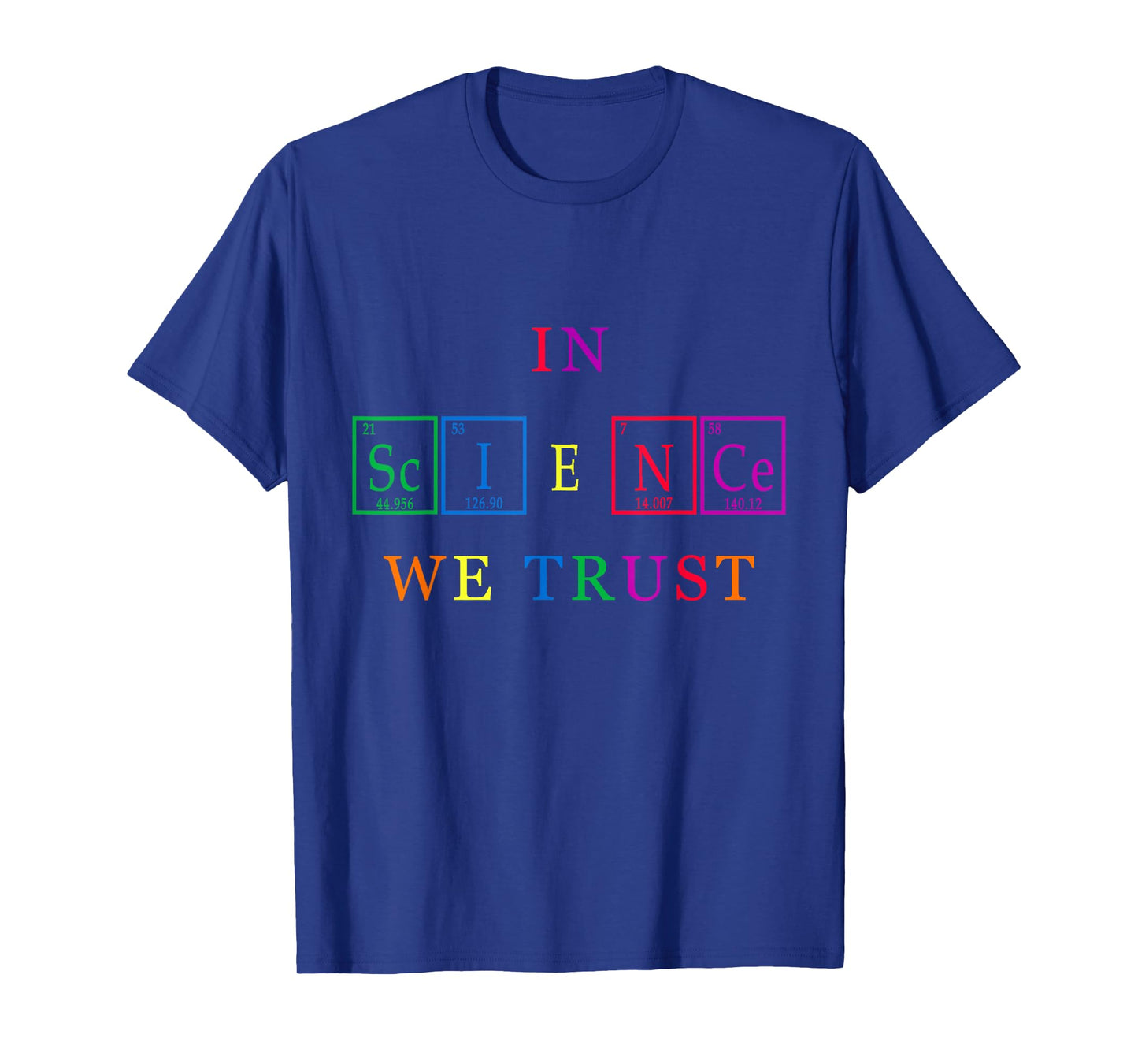 Cute Rainbow In Science We Trust T-Shirt - Gay Pride Shirt T-Shirt