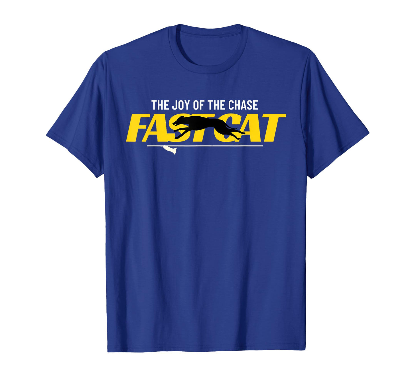 Funny Vintage Fast Cat Dog Sport Men Women Kids T-Shirt