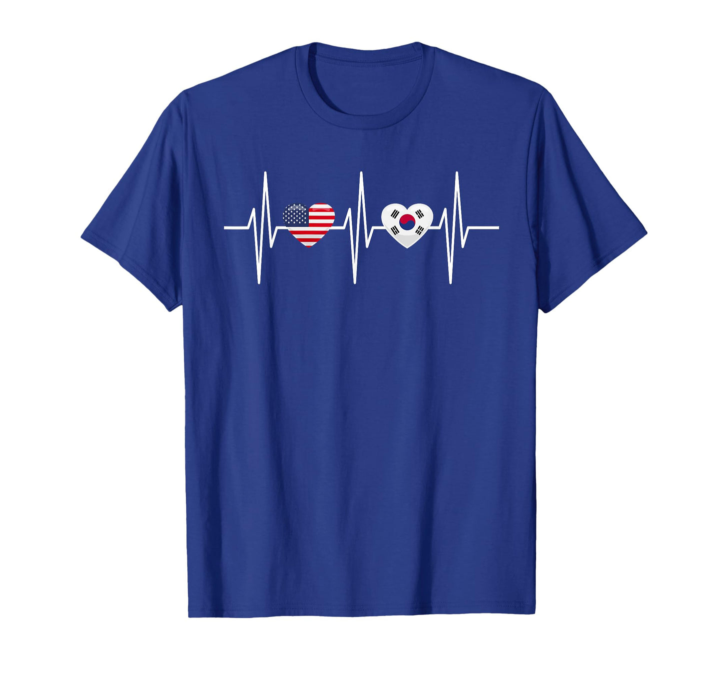 USA South Korea Shirt America Republic of Korea Heart Flag T-Shirt