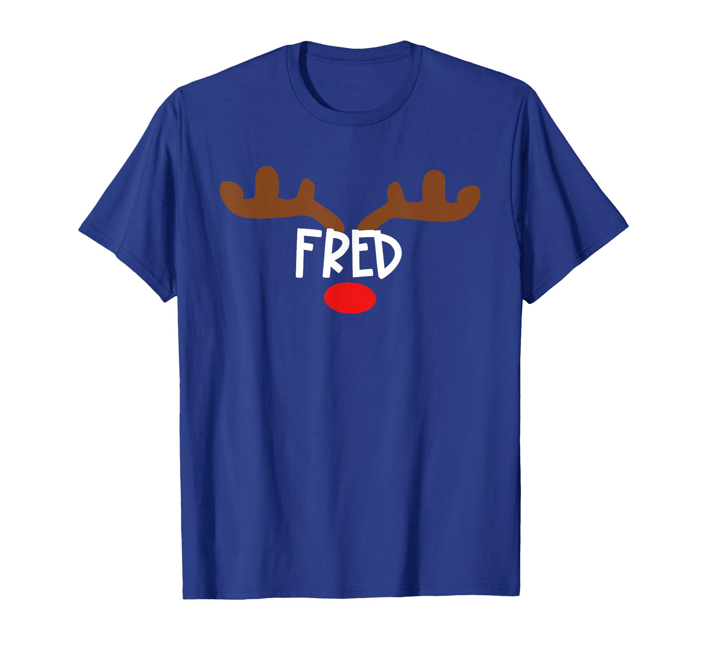 Fred Reindeer Antlers - Funny Christmas Gift T-Shirt