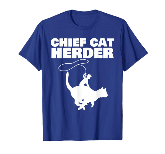 Chief Cat Herder T-Shirt for Men Women