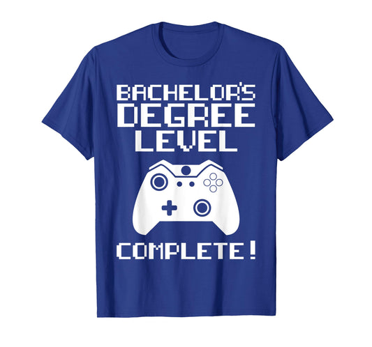 College Graduation Shirt - Bachelor's Degree Gamer Grad T-Shirt