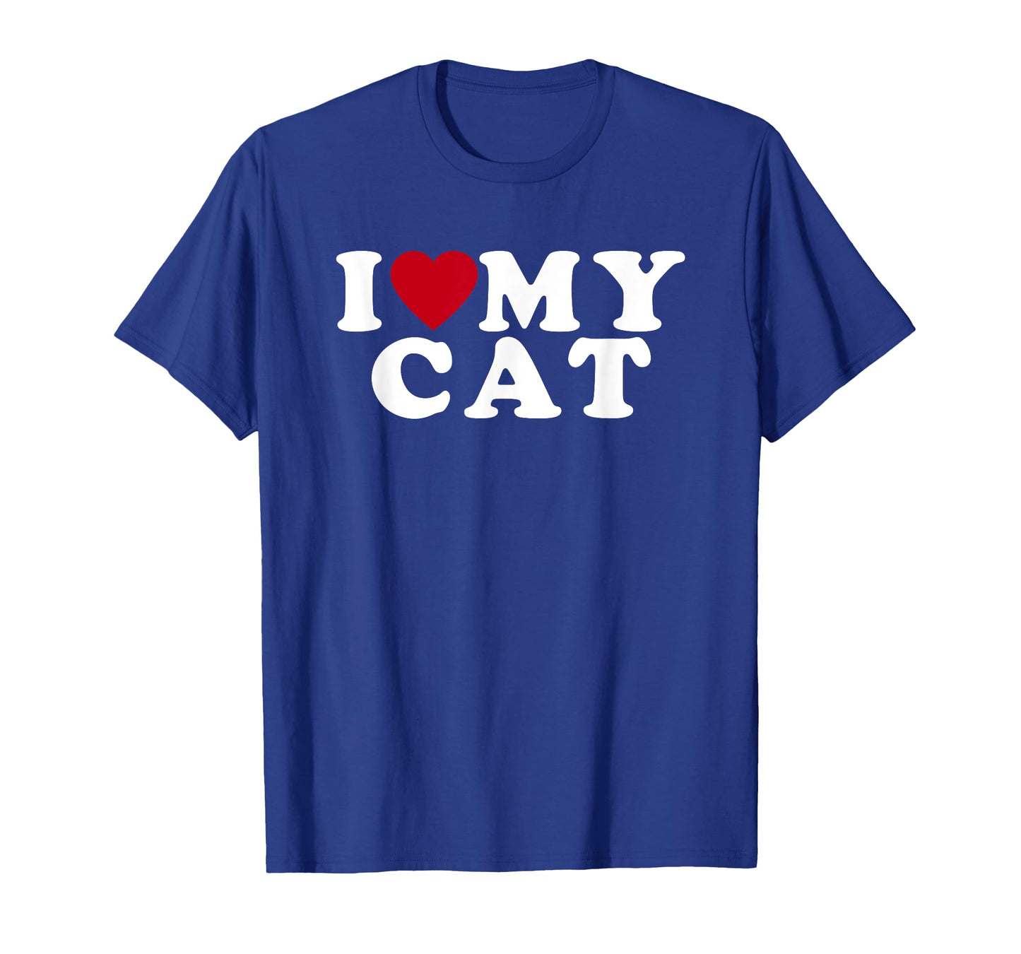 I Love My Cat I Heart My Cat T-Shirt for Men Women