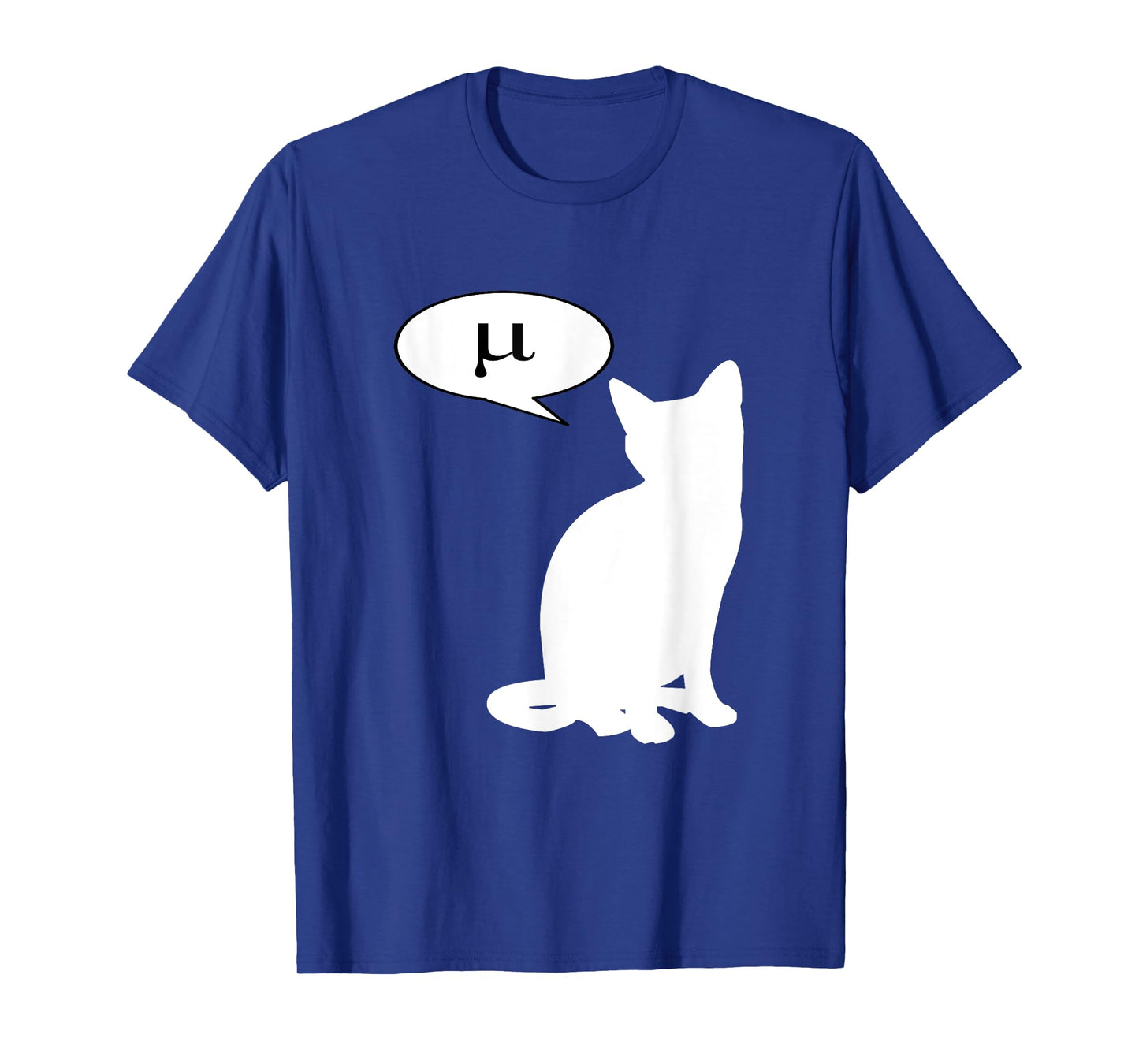 Mu Cat - Greek Letter Mew Meow Miu T-Shirt