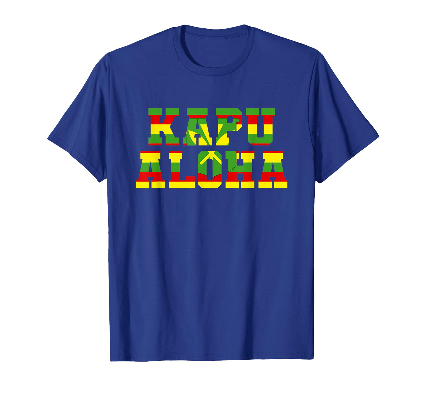 Native Hawaiian Flag Kanaka Maoli - Kapu Aloha T-Shirt