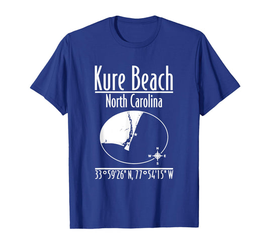 Modern Kure Beach - North Carolina T-Shirt