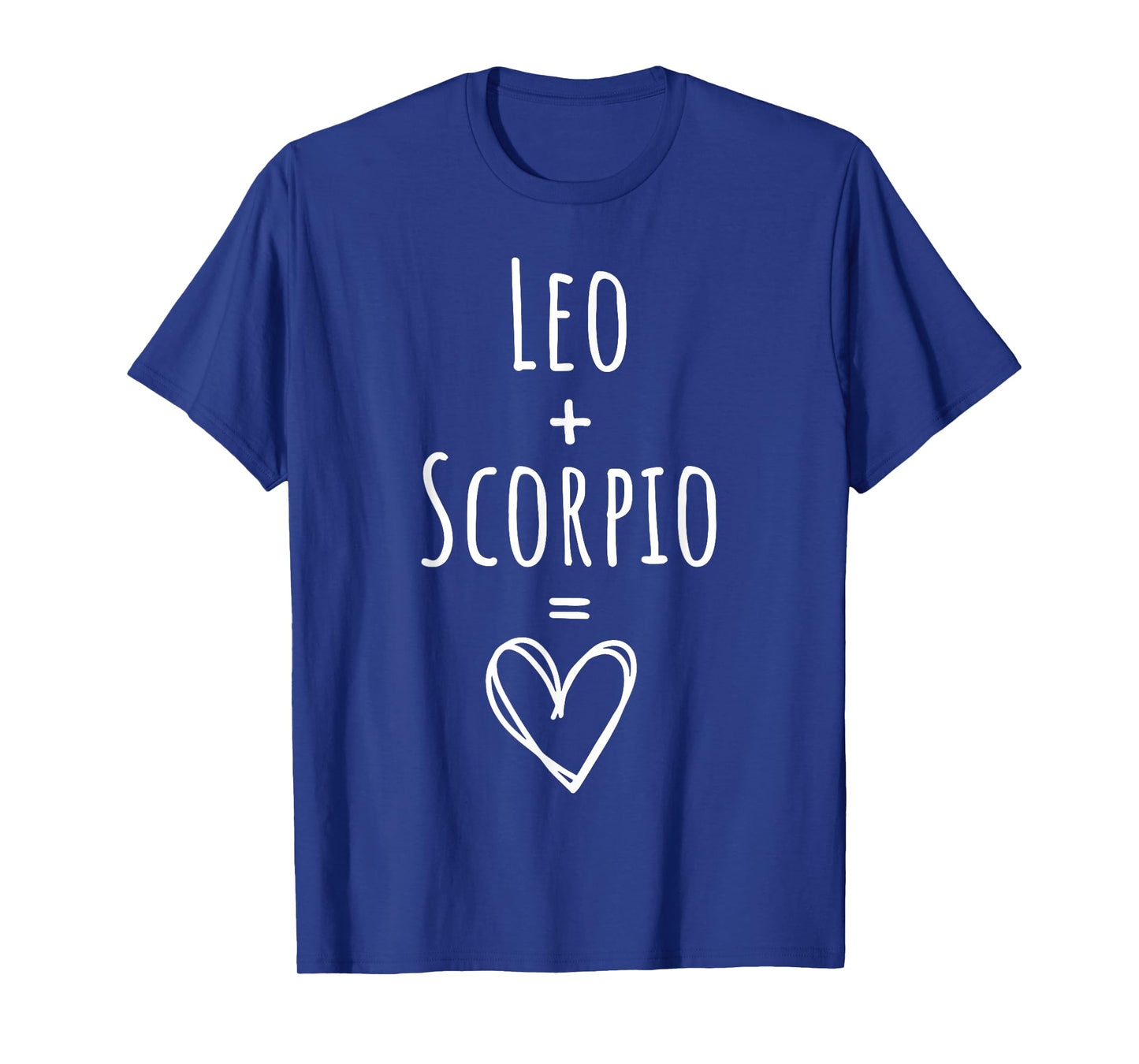 Leo and Scorpio Couple Matching Zodiac Sign T-Shirt