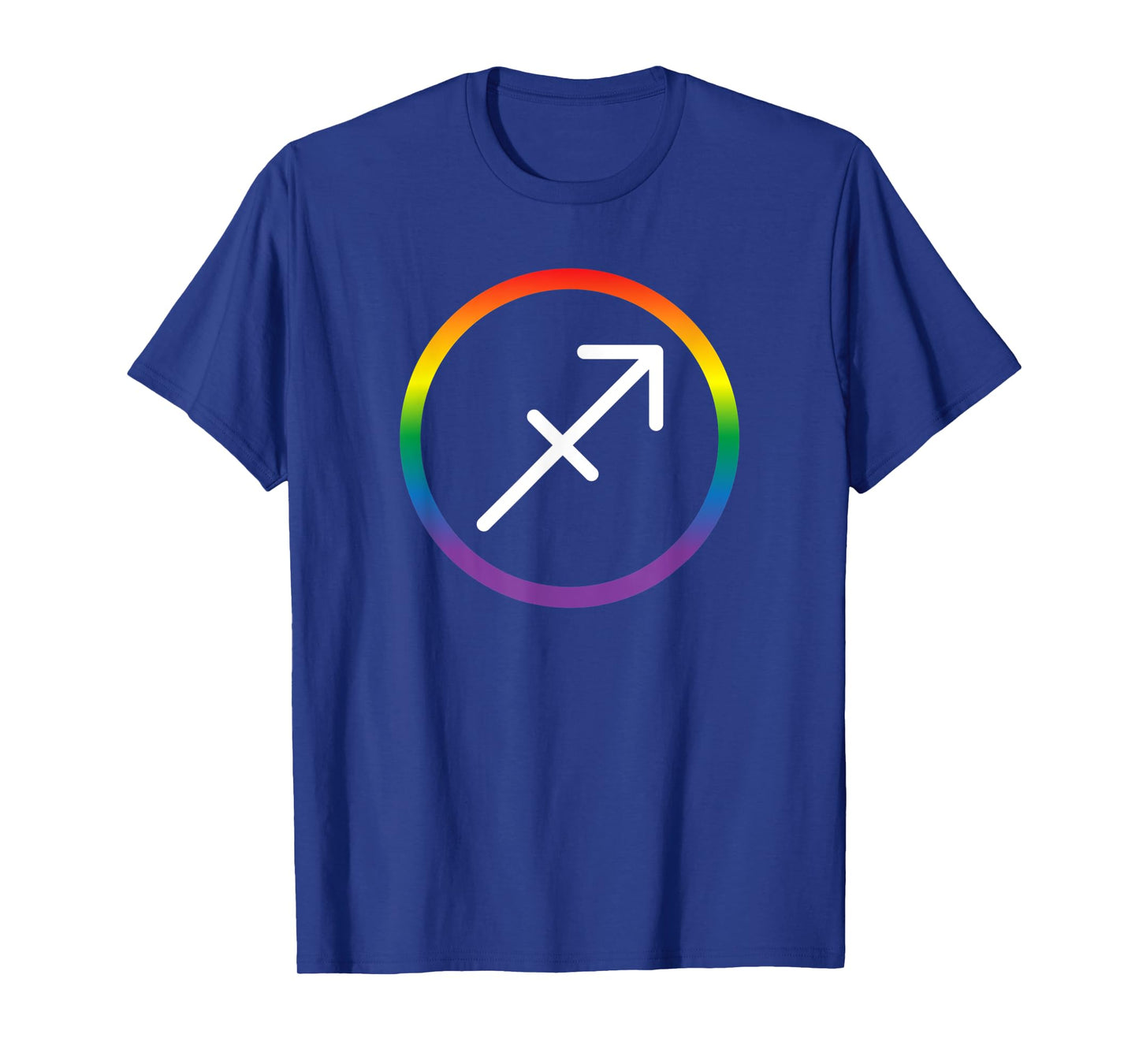 Sagittarius Zodiac Sign LGBTQ LGBT Rainbow Gay Pride T-Shirt