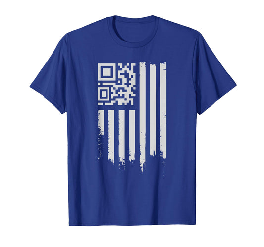Funny QR Scan Me President 45/47 Dancing Code T-Shirt
