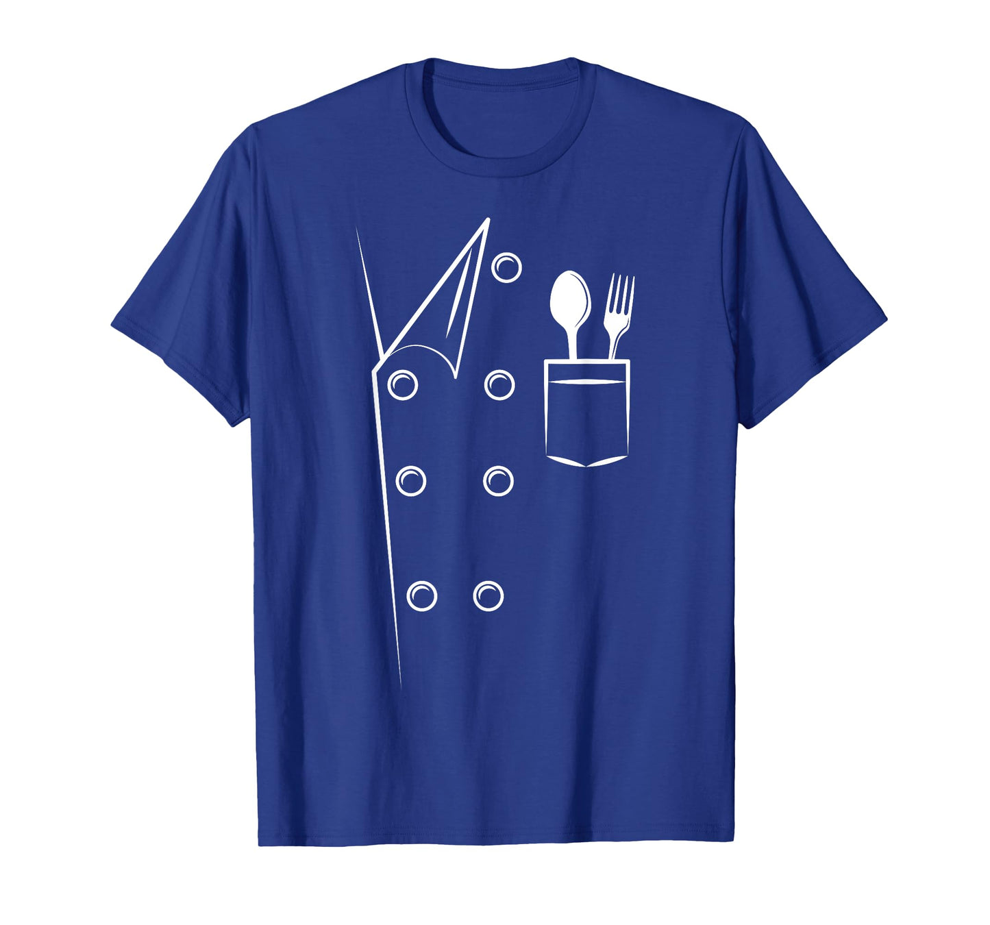 Chef Costume Spoon Fork Culinary Kitchen Chief Cook Cuisine T-Shirt