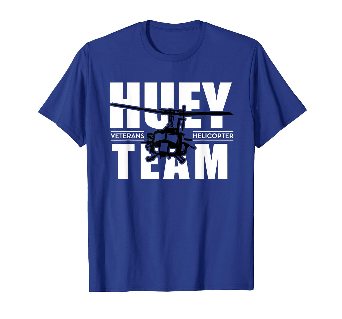 Huey Veterans Pilots Mechanics Team Huey Helicopter Aircrew T-Shirt
