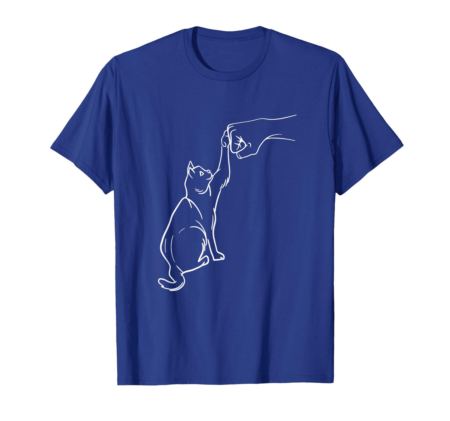Funny Cat Best Friend Fist Bump Cat Lover T-Shirt