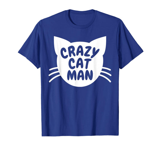Crazy Cat Man T Shirt T-Shirt