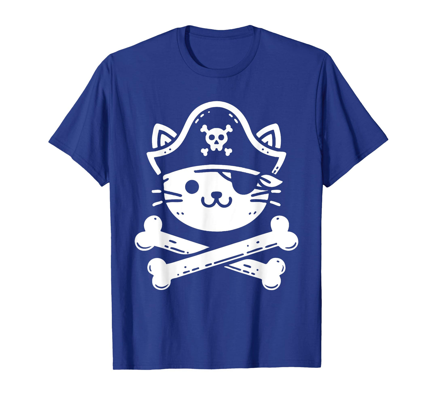 Pirate Cat Crossbones Cat Lover Cats Kitten Owner T-Shirt