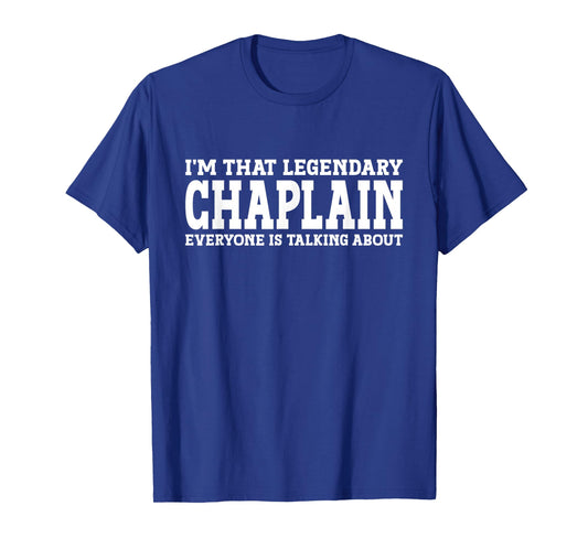 Chaplain Job Title Employee Funny Worker Profession Chaplain T-Shirt